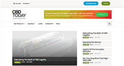 Desktop Screenshot of cbdtoday.com
